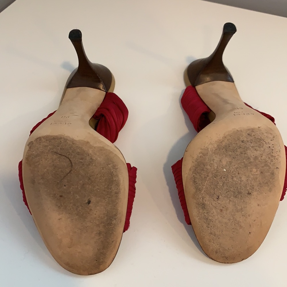 🔥GUCCI Elegant Red Women's Sandals - Picture 5 of 7